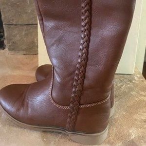 Toddler Girls Size 11 Tall Brown Riding Boots